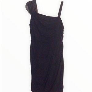 🔴Beautiful Black Georgette Dress- Junior Size L